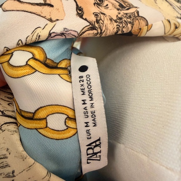 Zara Multicolor Button-Up Shirt Dress - Picture 4 of 4